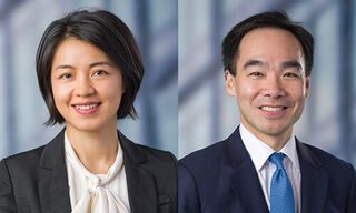 Rebecca Jiang, Howard Wang (from left)