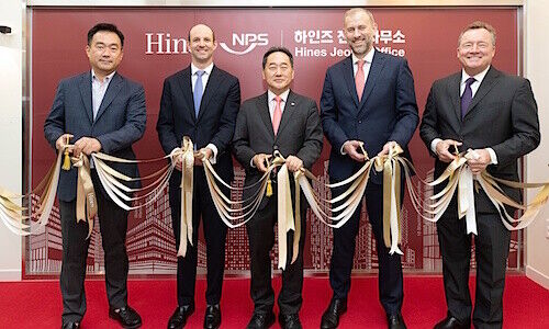 Hines' opening ceremony of new Jeonju office (Image: Hines)