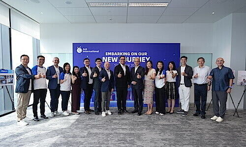 Staff and guest attendees at Singapore office opening (Image: Ant)