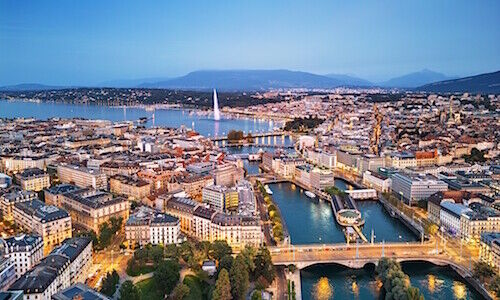 Skyline view of Geneva, home to many pure-play private banks (Image: Shutterstock)