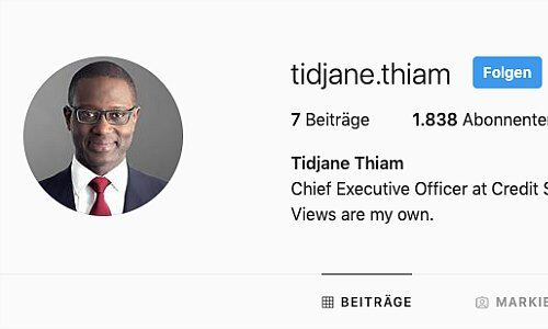 tidjane thiam, instagram