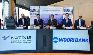 Signing ceremony between Natixis CIB and Woori Bank in Paris (Image: Natixis)