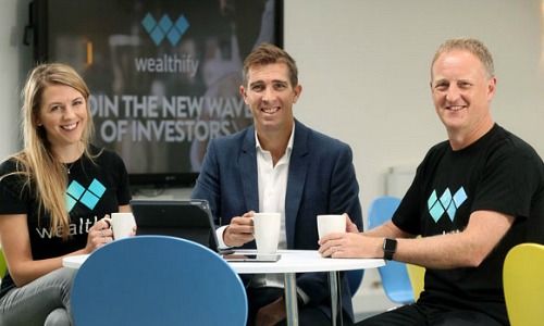 Wealthify’s Michelle Pearce, Aviva’s Blair Turnbull, and Wealthify’s Richard Theo (L to R)