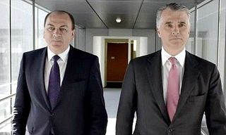 UBS Cjhairman Axel Weber (left) and CEO Sergio Ermotti