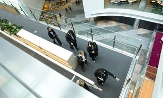 ANZ head office: a view form a smaller atrium