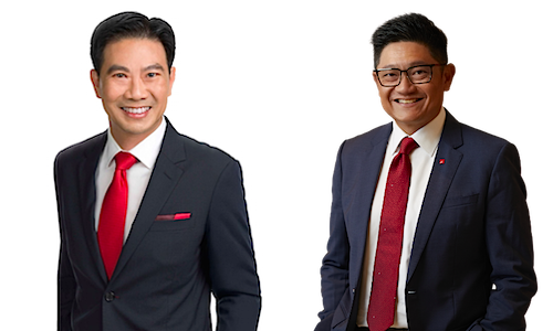 Derrick Goh (left) and Koh Kar Siong (right) (Image: DBS)