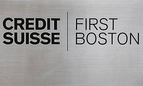 Former Credit Suisse First Boston Logo, 2002 (Image: Keystone)