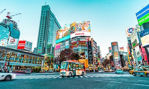 Street view of Shibuya, Tokyo (Image: Unsplash)