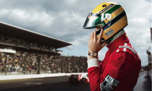 Gabriel Leone als Ayrton Senna. (Bild: TAG Heuer, zVg)