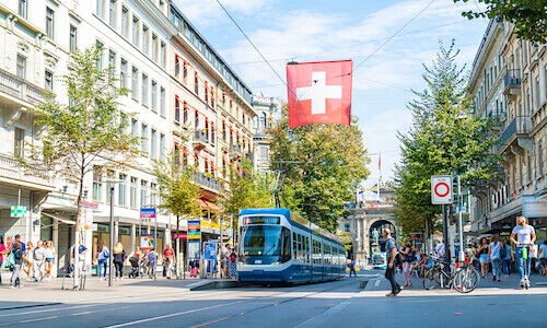 Bahnhofstrasse in Zurich (Image: Shutterstock)