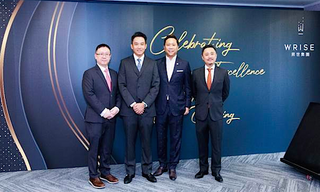 Stephen Yan, Chairman of WRISE Prestige; Derrick Tan, Chairman of WRISE Group; Jowin Fung, Vice Chairman of WRISE Prestige and; Mr. Henry Shin, CEO of WRISE Prestige (left to right) (Image: WRISE)